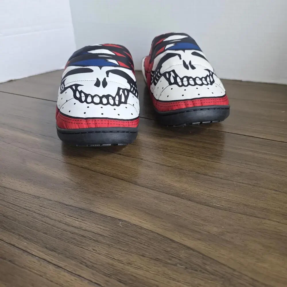 Market + Subu Grateful Dead Skull Mules Slippers Men's US 9.5 -10.5 NWT